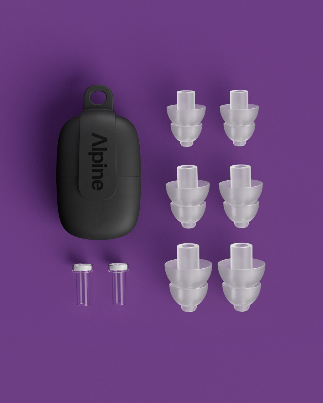Alpine Partyplug Pro Tapones para los oídos (Transparente)