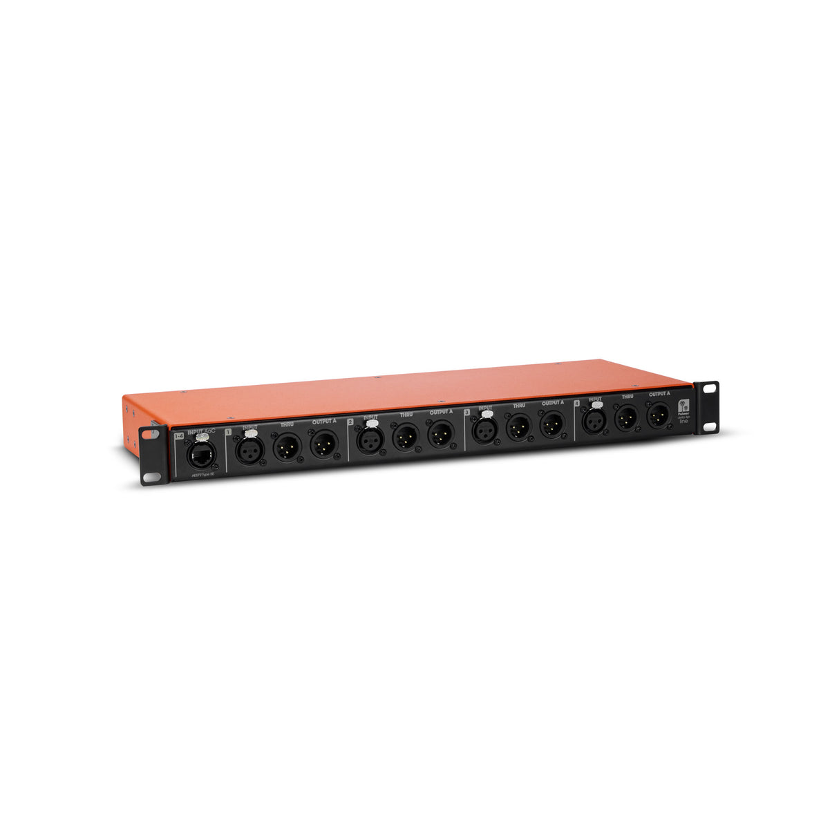 Palmer DELTA 4PL - Splitter de línea pasivo de 4 canales con audio mediante cable Cat