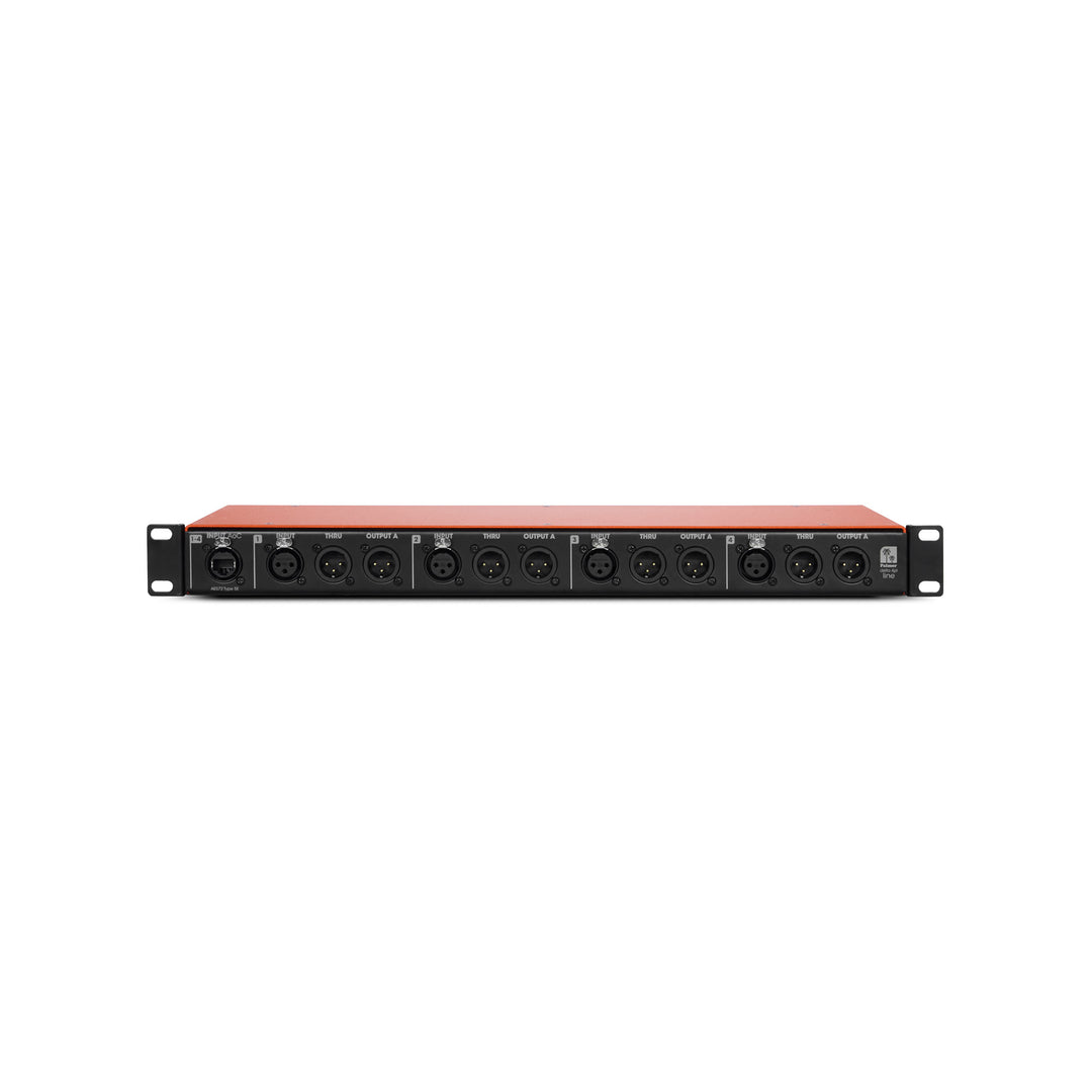 Palmer DELTA 4PL - Splitter de línea pasivo de 4 canales con audio mediante cable Cat