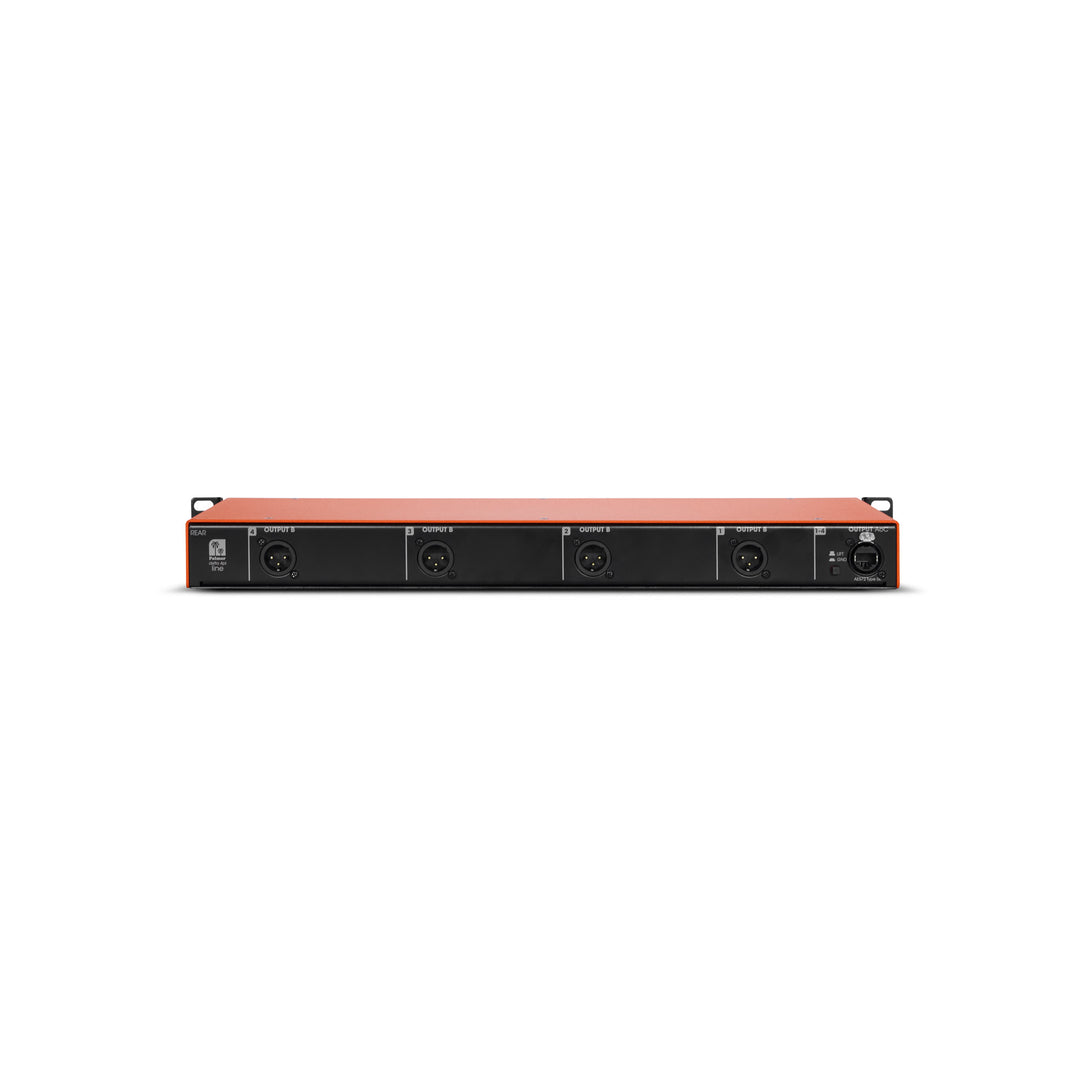 Palmer DELTA 4PL - Splitter de línea pasivo de 4 canales con audio mediante cable Cat