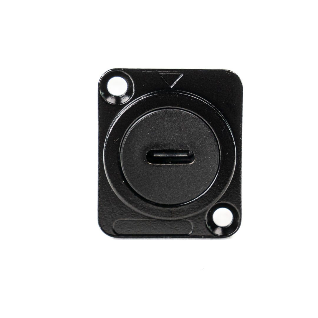Perfex USB-C a USB-C Chasis Conector (Sort)