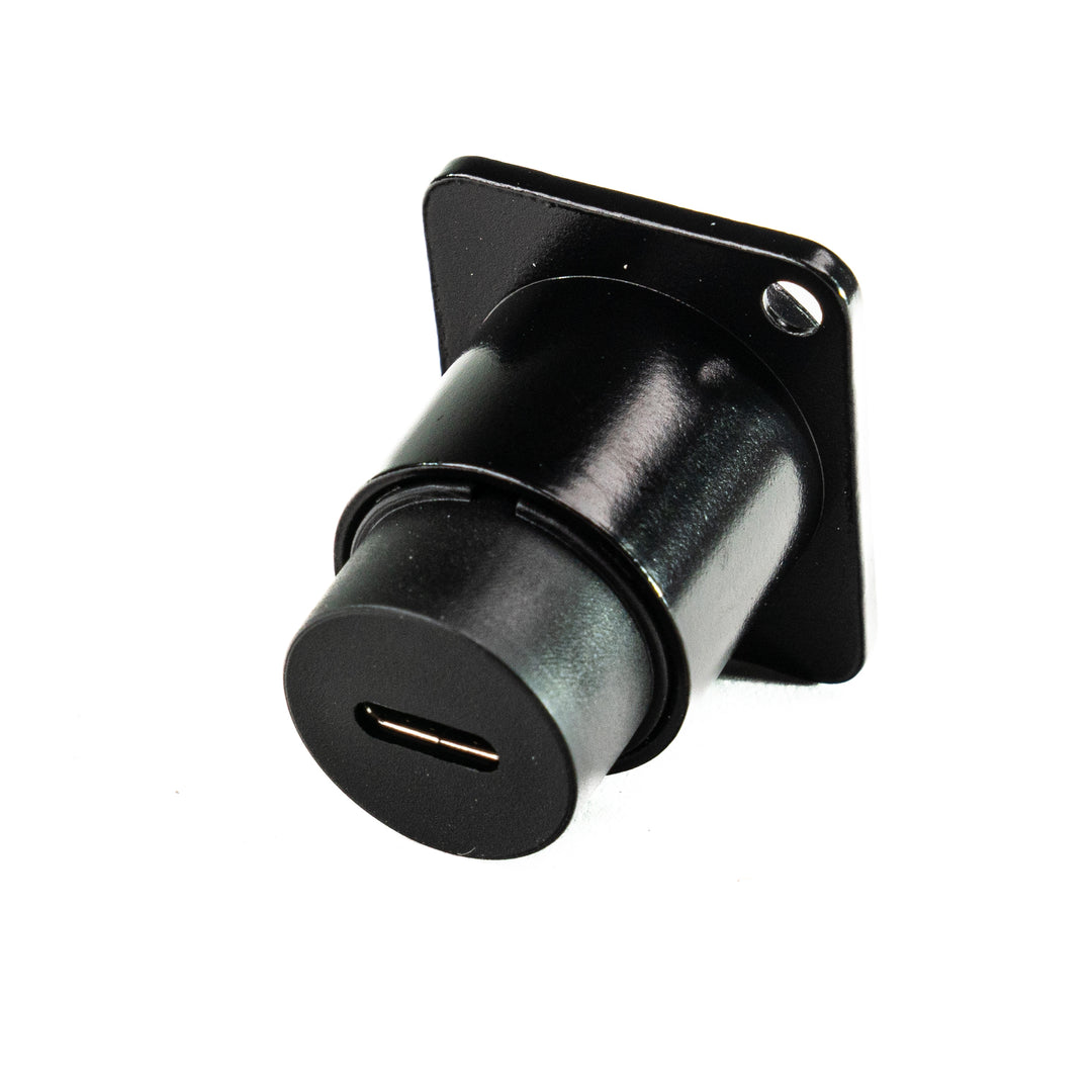 Perfex USB-C a USB-C Chasis Conector (Sort)