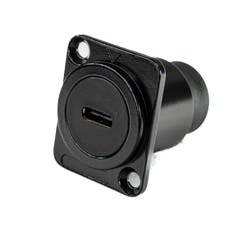 Perfex USB-C a USB-C Chasis Conector (Sort)