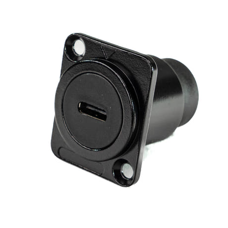 Perfex USB-C a USB-C Chasis Conector (Sort)