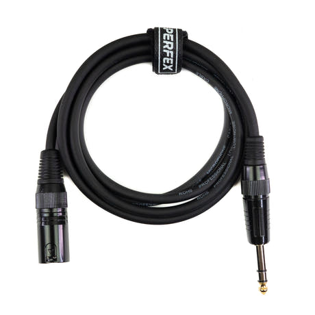 Perfex XLR Macho a Jack Balanceado (1,5m)