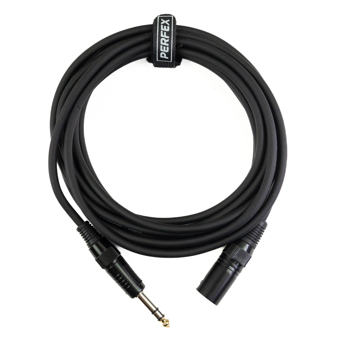 Perfex XLR Macho a Jack Balanceado (5m)