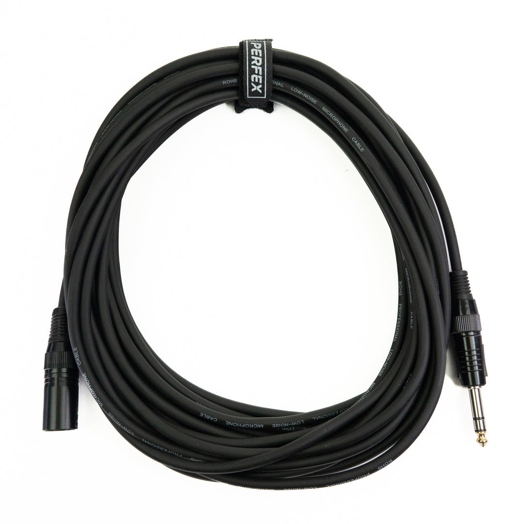 Perfex XLR Macho a Jack Balanceado (10m)