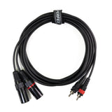 Perfex XLR Macho a RCA Phono Cable (6m)