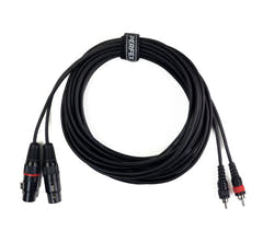 Perfex XLR Hembra a RCA Phono Cable (6m)