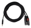 MINIJACK 3,5mm TRS Macho a 2x XLR Hembra (6m)