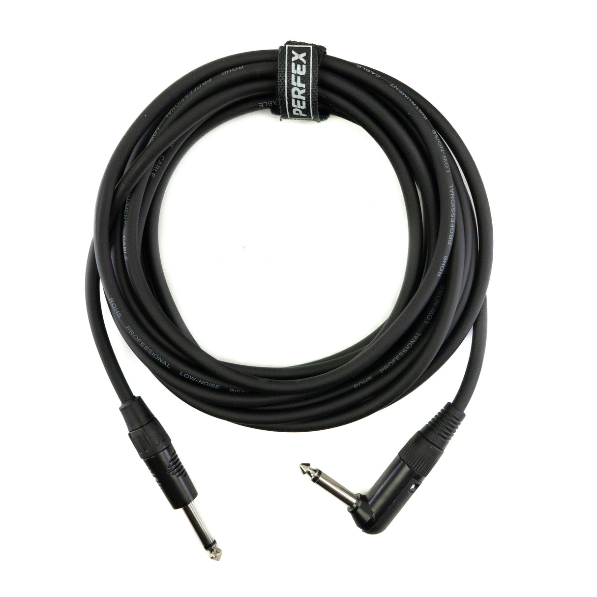 Perfex Cable jack angular a jack recto (5m)
