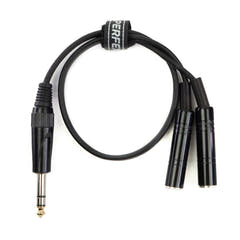 Perfex Cable Divisor de Auriculares 6,3mm (0,5m)