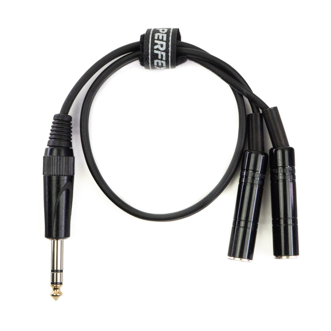 Perfex Cable Divisor de Auriculares 6,3mm (0,5m)