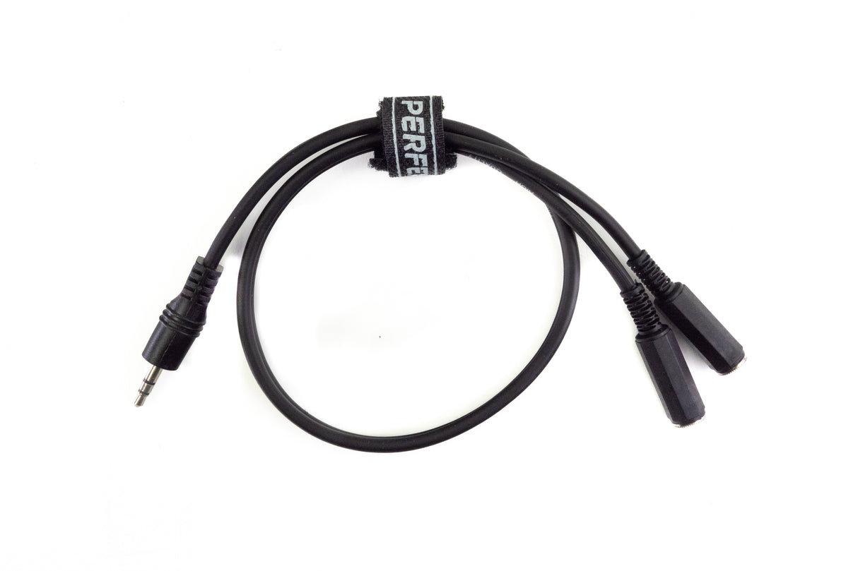 Perfex Cable divisor de auriculares jack 3,5mm (0,5m)
