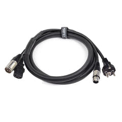 Perfex Schuko & XLR Cable Combinado (Audio, 1,5m)