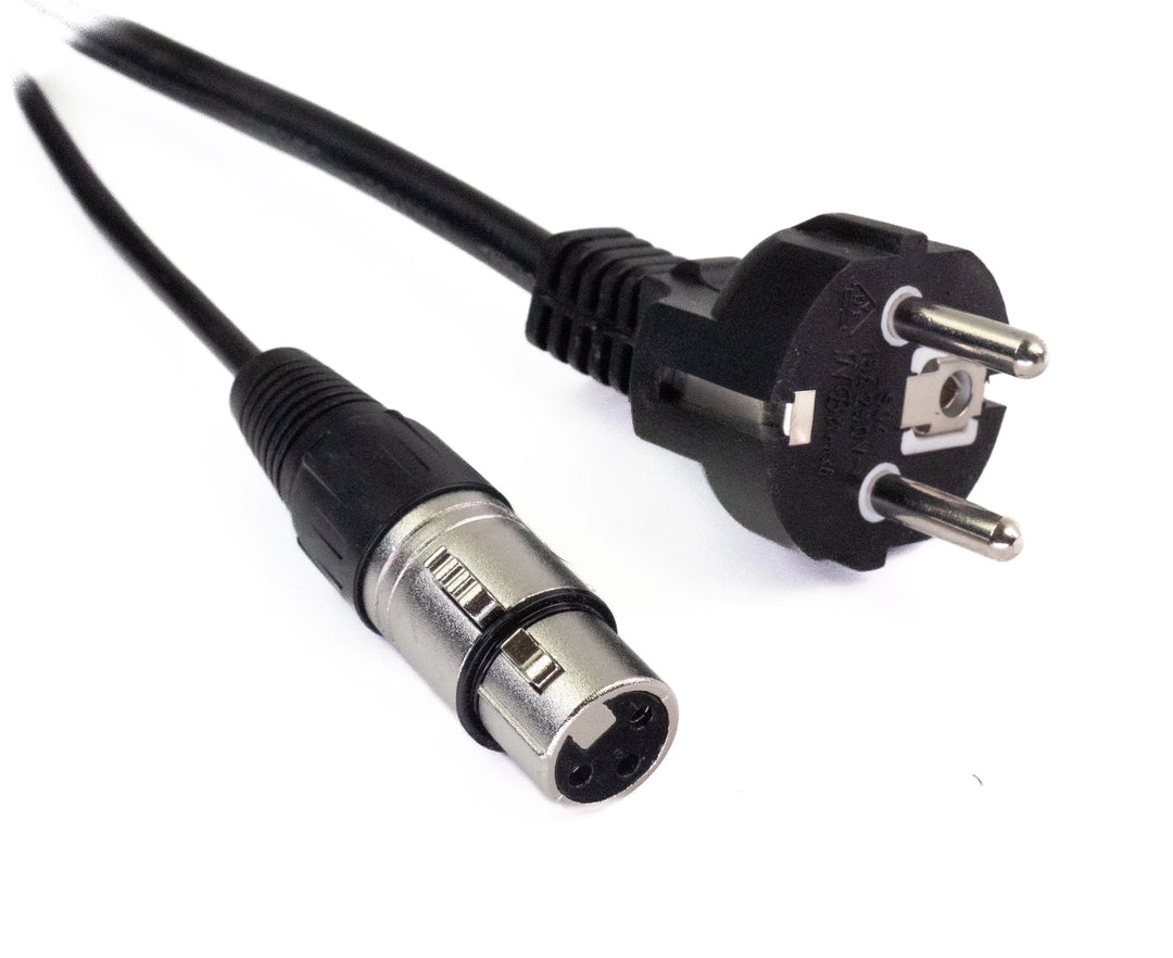 Perfex Schuko & XLR Cable Combinado (Audio, 1,5m)