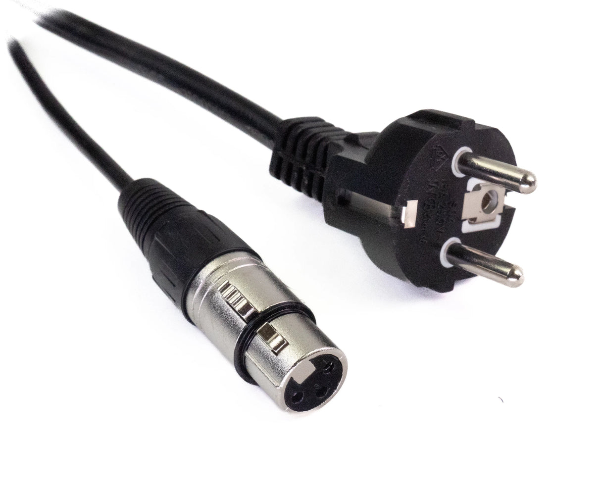 Perfex Schuko & XLR Cable Combinado (Audio, 1,5m)