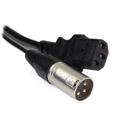 Perfex XLR & IEC Cable de Alimentación (Audio, 10m)