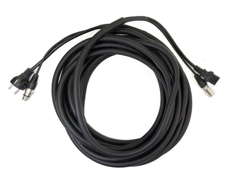 Perfex XLR & IEC Cable de Alimentación (Audio, 10m)