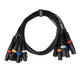 Par-8 multicore XLR macho a XLR hembra (1,5m)