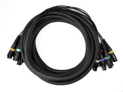 Par-8 multicore XLR macho a XLR hembra (10m)