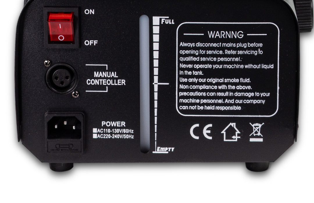 Marconi 1200W 6 LED Máquina de niebla Paquete