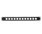 Perfex Panel rack de 1 unidad para 12 (D-Type)