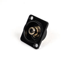 Perfex RCA Phono Hun Chassis Stik (Negro)