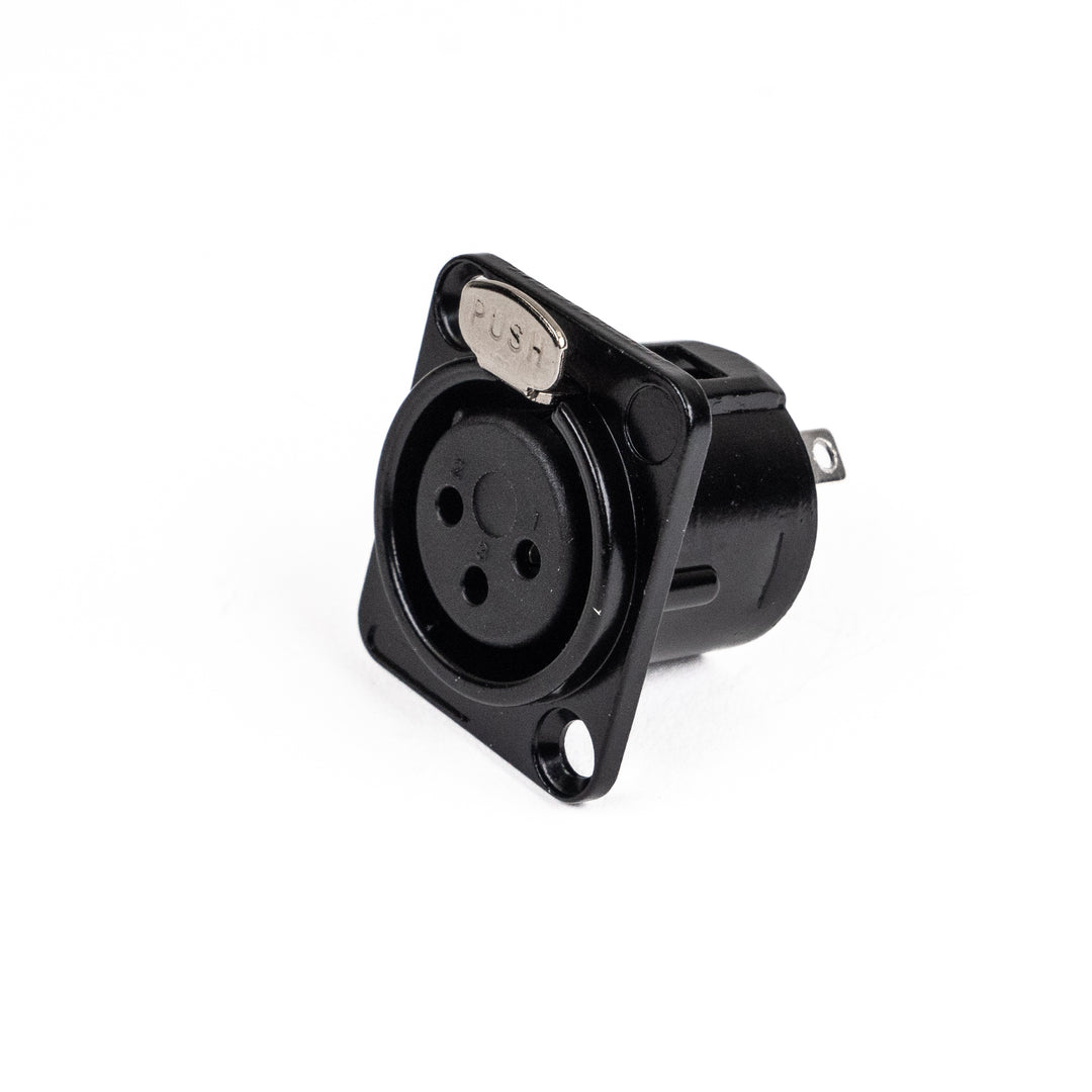 Perfex XLR Hun Chassis Stik (Negro)