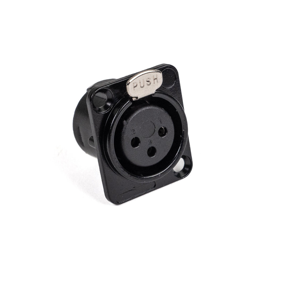 Perfex XLR Hun Chassis Stik (Negro)