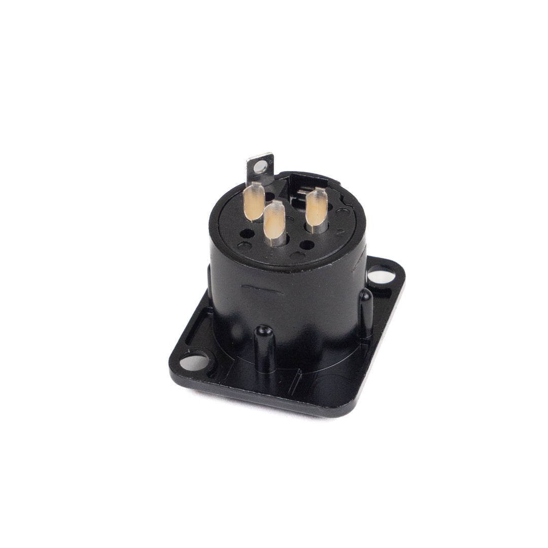 Perfex XLR Hun Chassis Stik (Negro)
