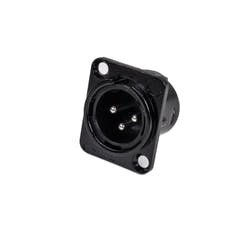 Perfex XLR Han Chassis Stik (Negro)