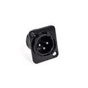 Perfex XLR Han Chassis Stik (Negro)
