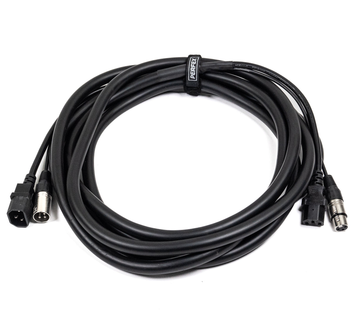 Perfex IEC & XLR Cables Múltiples (DMX, 5m)