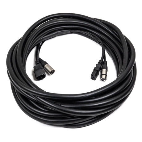 Perfex IEC & XLR Cables Múltiples (DMX, 10m)