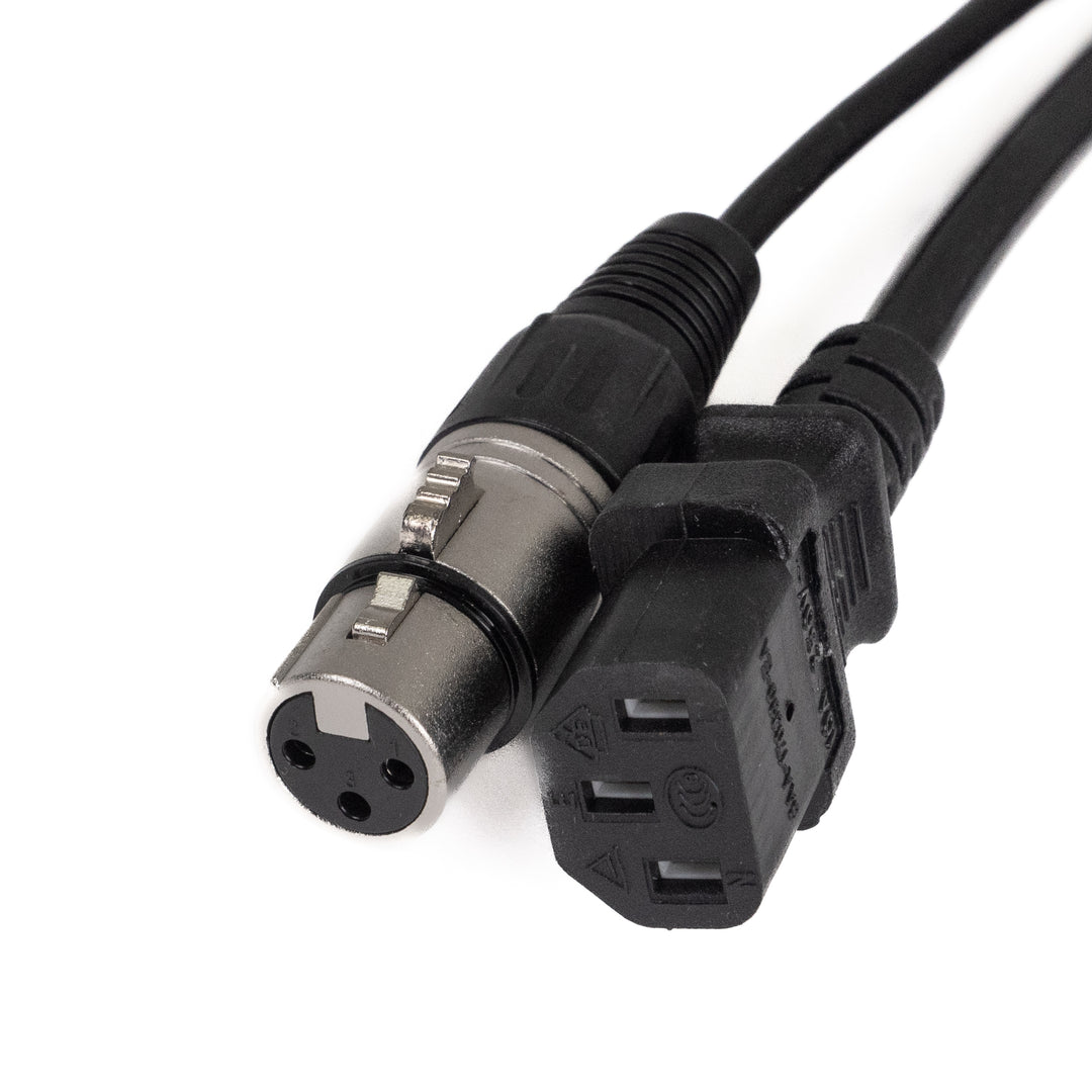 Perfex IEC & XLR Cables Múltiples (DMX, 3m)
