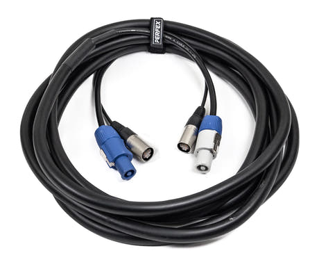 Perfex Powercon & CAT Cable Combinado (5m)
