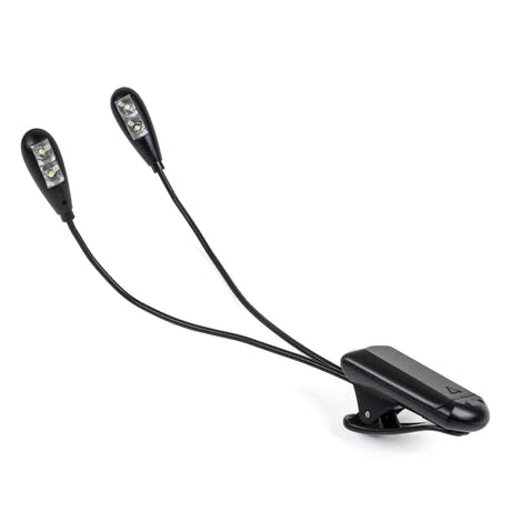 Grooveland Lámpara de Partitura LED Doble