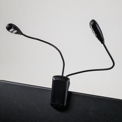 Grooveland Lámpara de Partitura LED Doble