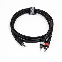 Perfex Cable Adaptador Minijack a 2 x RCA Phono (1,5m)