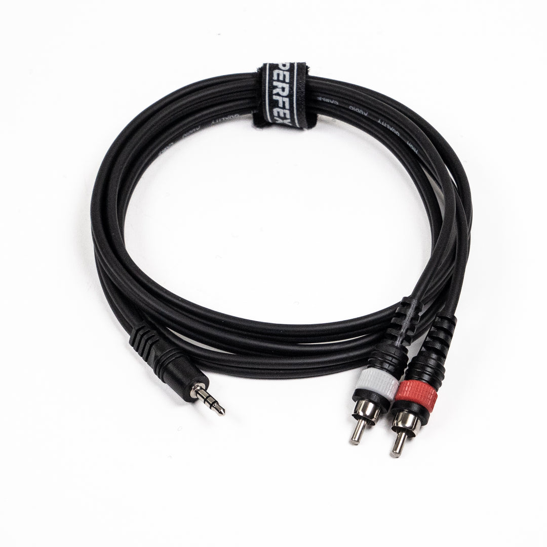 Perfex Cable Adaptador Minijack a 2 x RCA Phono (1,5m)