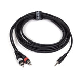 Perfex Minijack to 2x RCA Phono Adapter Cable (3m)