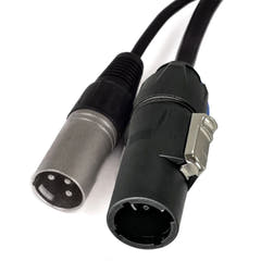 Perfex True1 & XLR Cable Combinado (DMX, 1m)