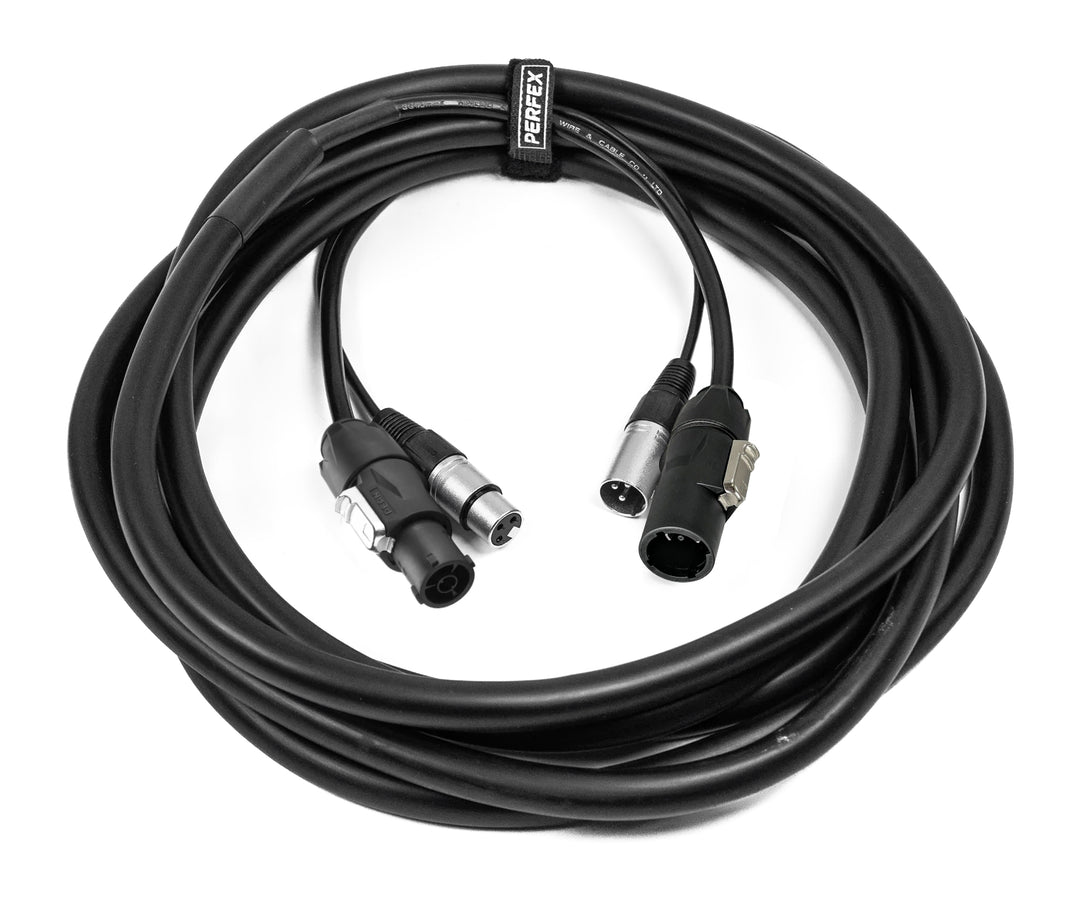 Perfex True1 & XLR Cable Combinado (DMX, 3m)