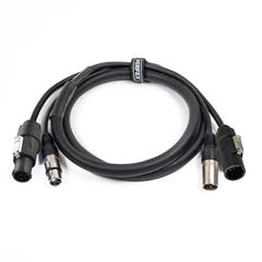 Perfex True1 & XLR Cable Combinado (DMX, 1,5m)