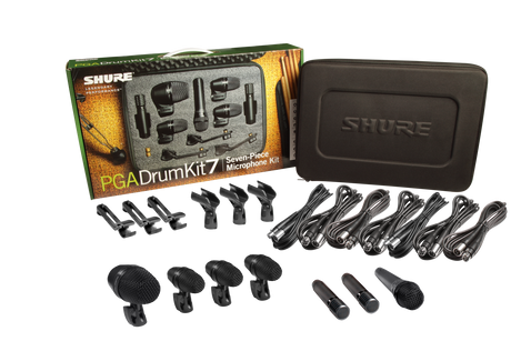Shure PGA Drumkit 7 Paquete de Micrófonos para Batería