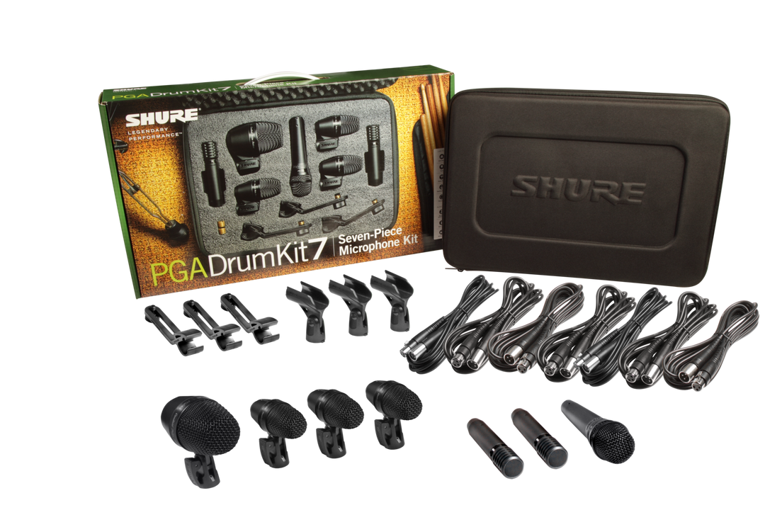 Shure PGA Drumkit 7 Paquete de Micrófonos para Batería