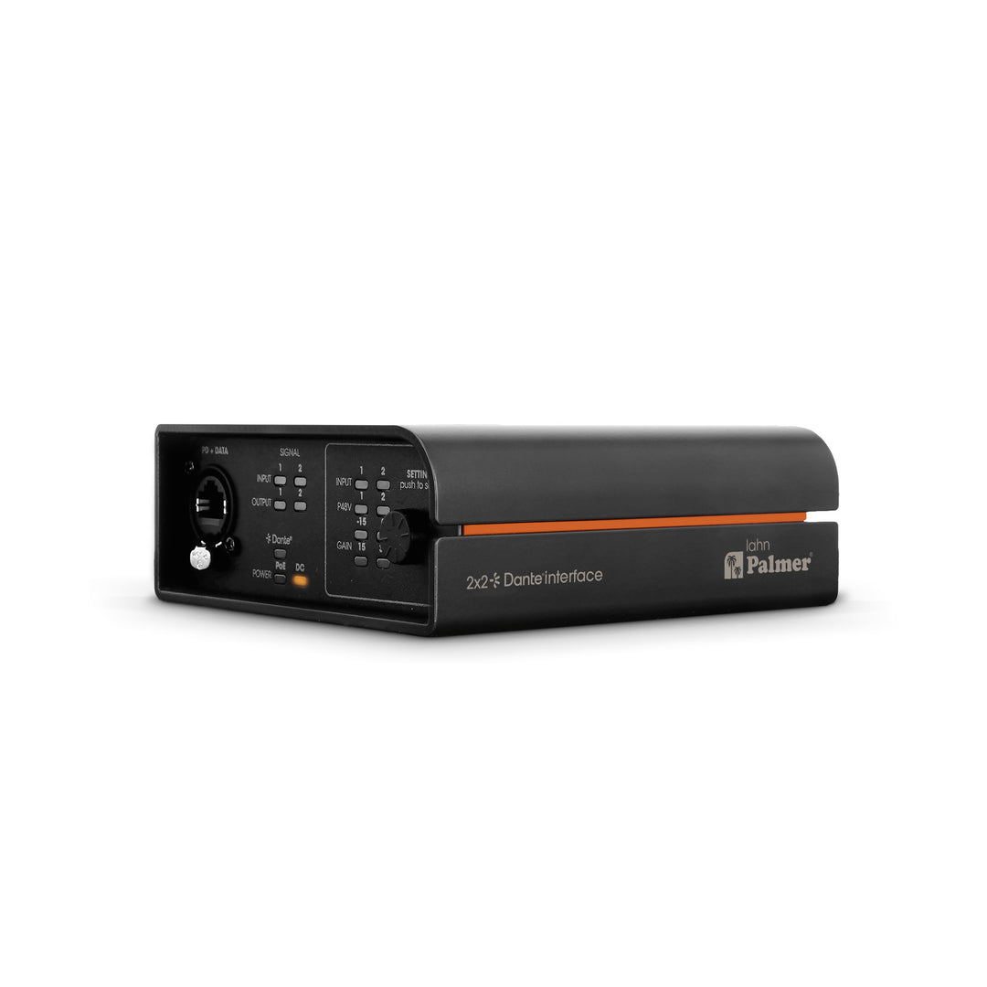 Palmer RIVER lahn - Interfaz Dante® 2x2