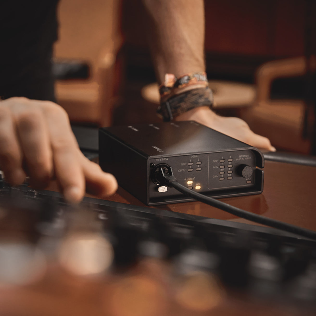 Palmer RIVER lahn - Interfaz Dante® 2x2