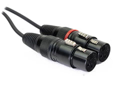 MINIJACK 3,5mm TRS Macho a 2x XLR Hembra (6m)
